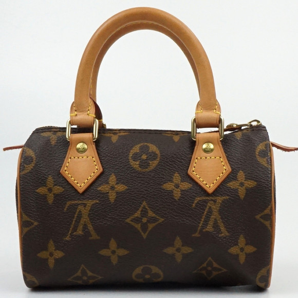 Louis Vuitton Brown Bag Speedy Monogram Handbag Accessory Case - Picture 1 of 7